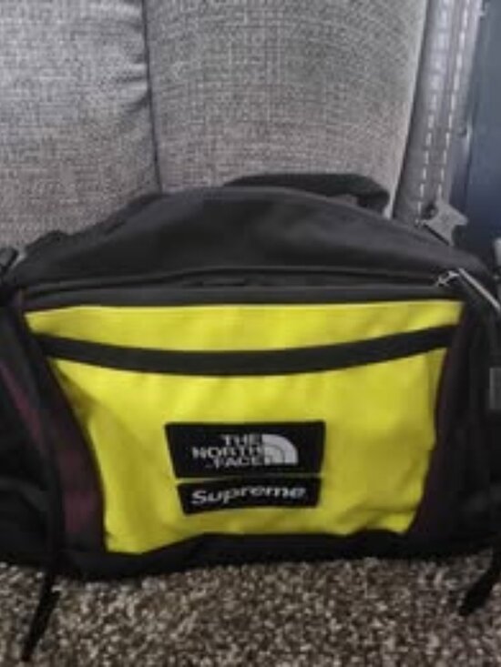 Supreme The North Face Fanny Pack Waist Bag Yellow Black